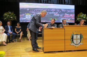 Foto - SOLENIDADE DE POSSE DO PREFEITO, VICE-PREFEITO E VEREADORES E INSTALAÇÃO DA 20ª LEGISLATURA DA CÂMARA MUNICIPAL