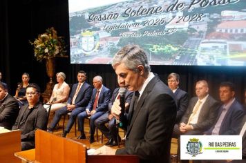 Foto - SOLENIDADE DE POSSE DO PREFEITO, VICE-PREFEITO E VEREADORES E INSTALAÇÃO DA 20ª LEGISLATURA DA CÂMARA MUNICIPAL