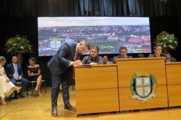 Foto - SOLENIDADE DE POSSE DO PREFEITO, VICE-PREFEITO E VEREADORES E INSTALAÇÃO DA 20ª LEGISLATURA DA CÂMARA MUNICIPAL