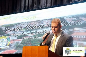 Foto - SOLENIDADE DE POSSE DO PREFEITO, VICE-PREFEITO E VEREADORES E INSTALAÇÃO DA 20ª LEGISLATURA DA CÂMARA MUNICIPAL
