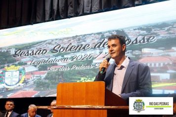 Foto - SOLENIDADE DE POSSE DO PREFEITO, VICE-PREFEITO E VEREADORES E INSTALAÇÃO DA 20ª LEGISLATURA DA CÂMARA MUNICIPAL
