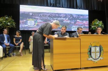 Foto - SOLENIDADE DE POSSE DO PREFEITO, VICE-PREFEITO E VEREADORES E INSTALAÇÃO DA 20ª LEGISLATURA DA CÂMARA MUNICIPAL