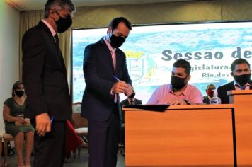 Foto - POSSE DE INSTALAÇÃO DA 19ª LEGISLATURA DO PREFEITO, VICE-PREFEITO E VEREADORES