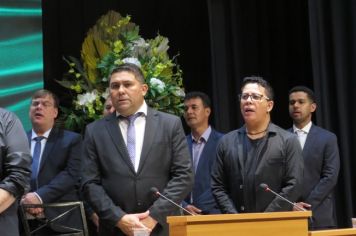 Foto - SOLENIDADE DE POSSE DO PREFEITO, VICE-PREFEITO E VEREADORES E INSTALAÇÃO DA 20ª LEGISLATURA DA CÂMARA MUNICIPAL