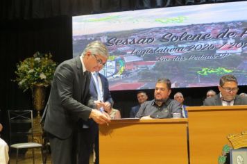 Foto - SOLENIDADE DE POSSE DO PREFEITO, VICE-PREFEITO E VEREADORES E INSTALAÇÃO DA 20ª LEGISLATURA DA CÂMARA MUNICIPAL