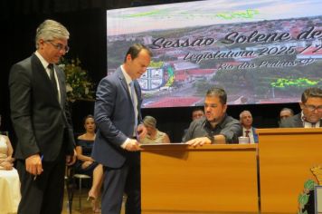 Foto - SOLENIDADE DE POSSE DO PREFEITO, VICE-PREFEITO E VEREADORES E INSTALAÇÃO DA 20ª LEGISLATURA DA CÂMARA MUNICIPAL