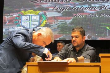 Foto - SOLENIDADE DE POSSE DO PREFEITO, VICE-PREFEITO E VEREADORES E INSTALAÇÃO DA 20ª LEGISLATURA DA CÂMARA MUNICIPAL