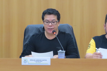 Vereador Professor Geraldo apresentou Indicações na 19ª sessão da Câmara Municipal