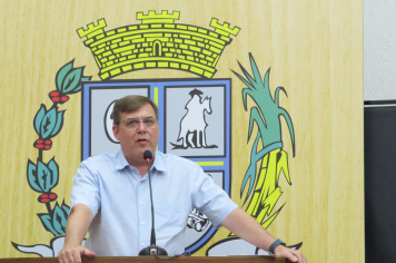 Leandro Penatti participou da 10ª sessão da Câmara Municipal de Rio das Pedras