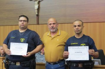 BÉ CECOTTE FEZ MOÇÃO DE CONGRATULAÇÕES E APLAUSOS PARA GUARDAS CIVIS MUNICIPAIS