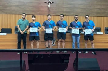 Câmara entrega Moção de Congratulações