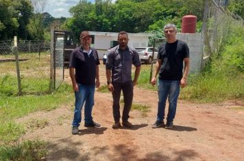 Prefeito e Presidente da Câmara fazem vistoria a elevatório de esgoto