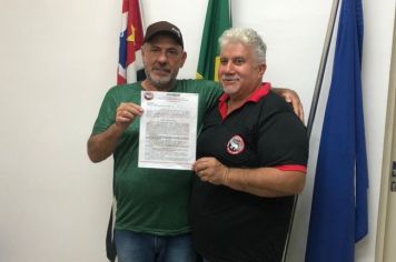 Câmara recebe Presidente do Sindicato dos Servidores