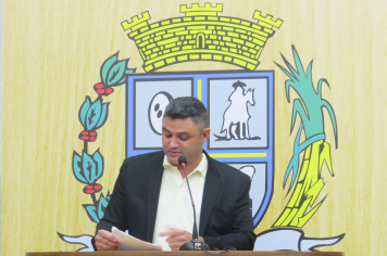 Confira a atuação do vereador Dione na 1a Sessão da Câmara deste ano