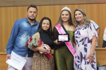 VANESSA BOTAM ENTREGOU MOÇÃO DE CONGRATULAÇÕES E APLAUSOS À MISS LAURA NOCETE