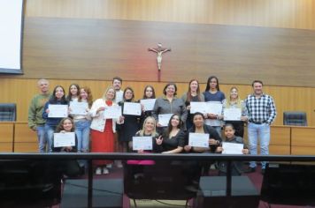 Câmara Municipal realiza evento de encerramento  da 3a edição do grupo de estudos de LIBRAS  