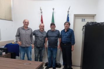 PRESIDENTE DA CÂMARA RECEBEU SECRETÁRIOS MUNICIPAIS