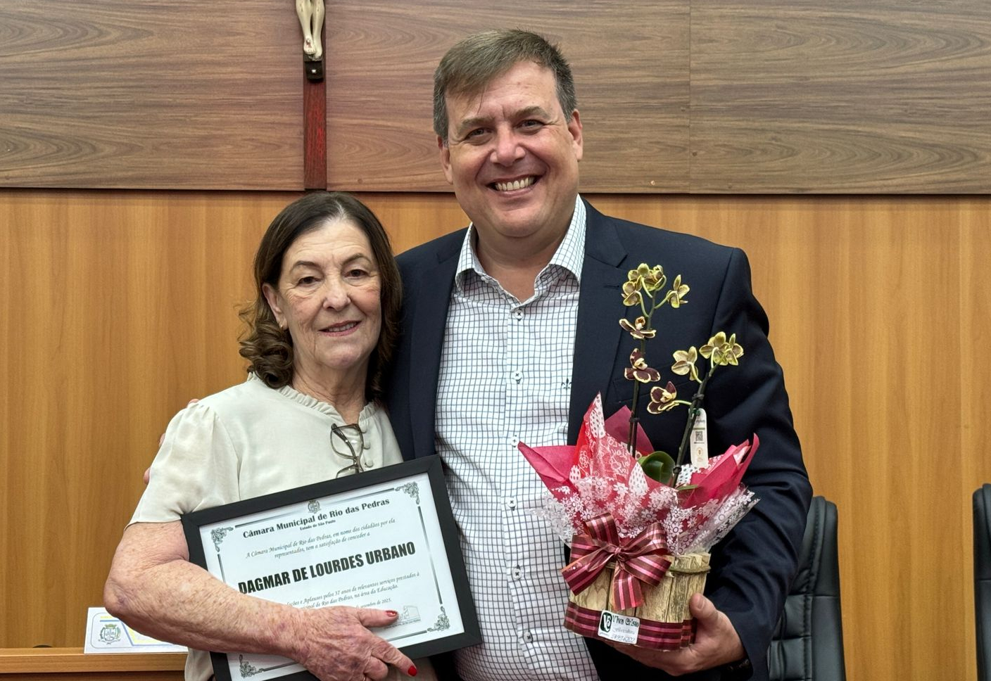 Câmara Municipal entregou Moção de Congratulações e Aplausos nesta quarta-feira, 10 de setembro