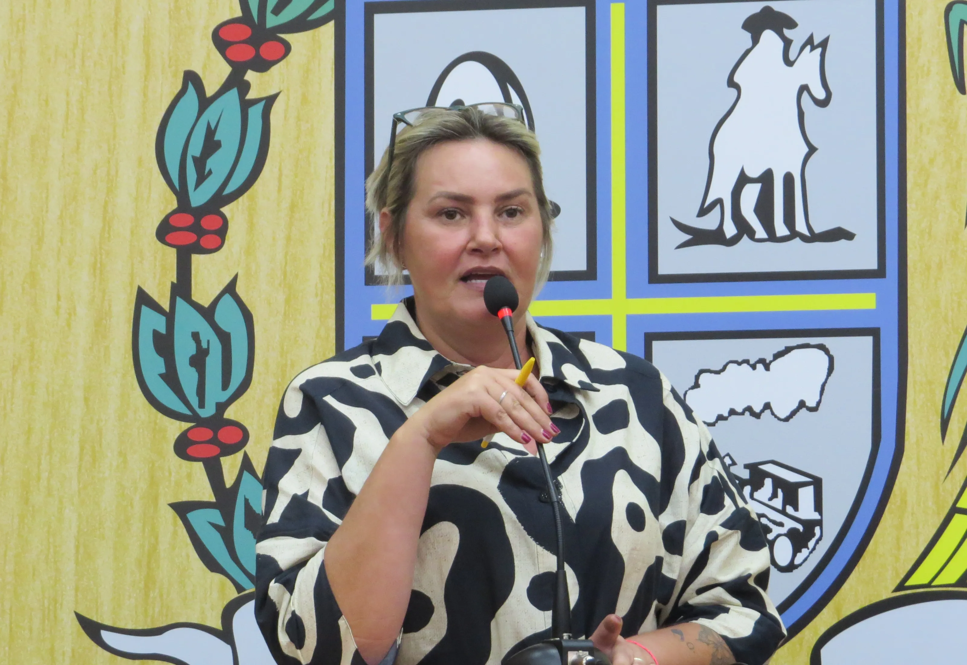 Ana Paula Taranto fez pronunciamento na Tribuna da 14ª sessão da Câmara Municipal