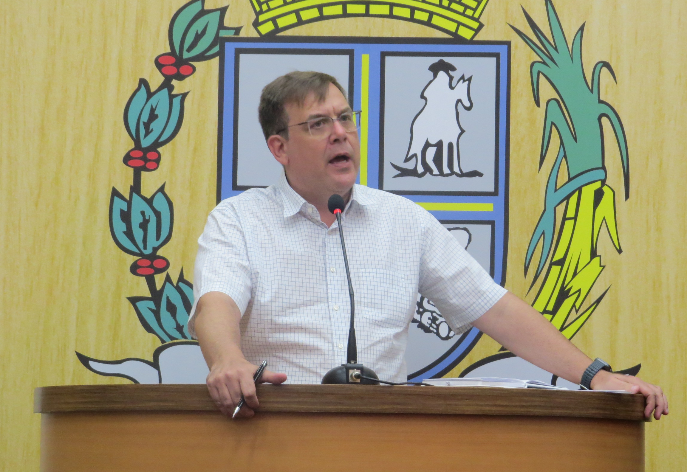 Leandro Penatti participou da 18ª sessão da Câmara Municipal de Rio das Pedras