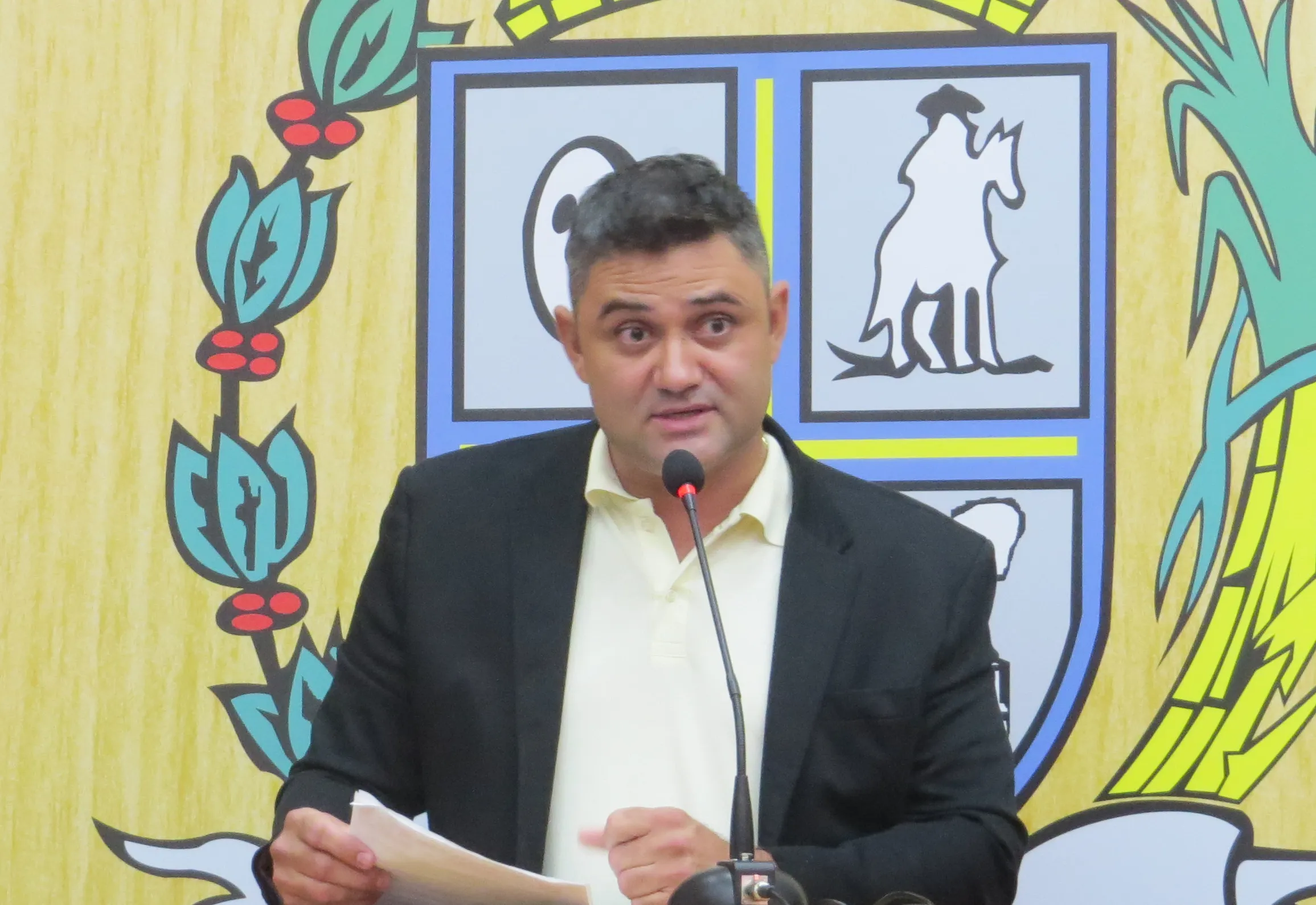 Dione pede conserto da ponte de acesso ao bairro do Alambari do Meio na segunda sessão ordinária da Câmara